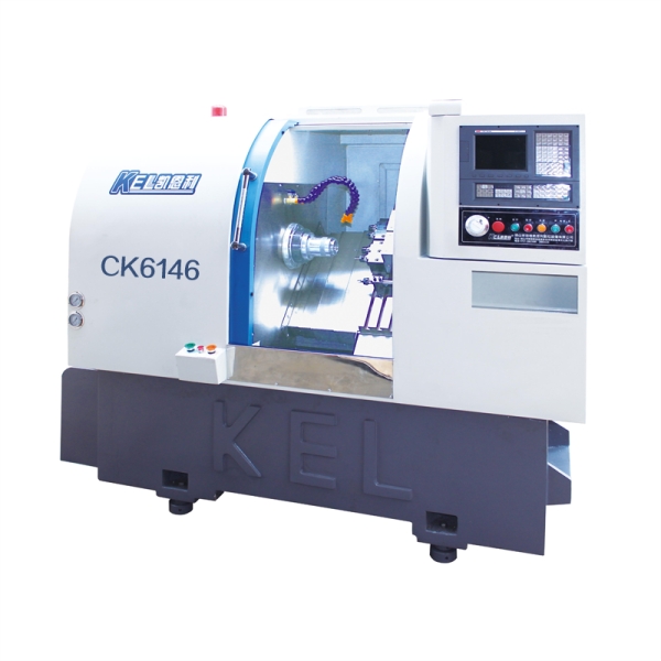 CKX6146C—C∠45斜床身 (排刀型帶端銑側(cè)銑動力頭）車銑復(fù)合數(shù)控車床—高配置NO2